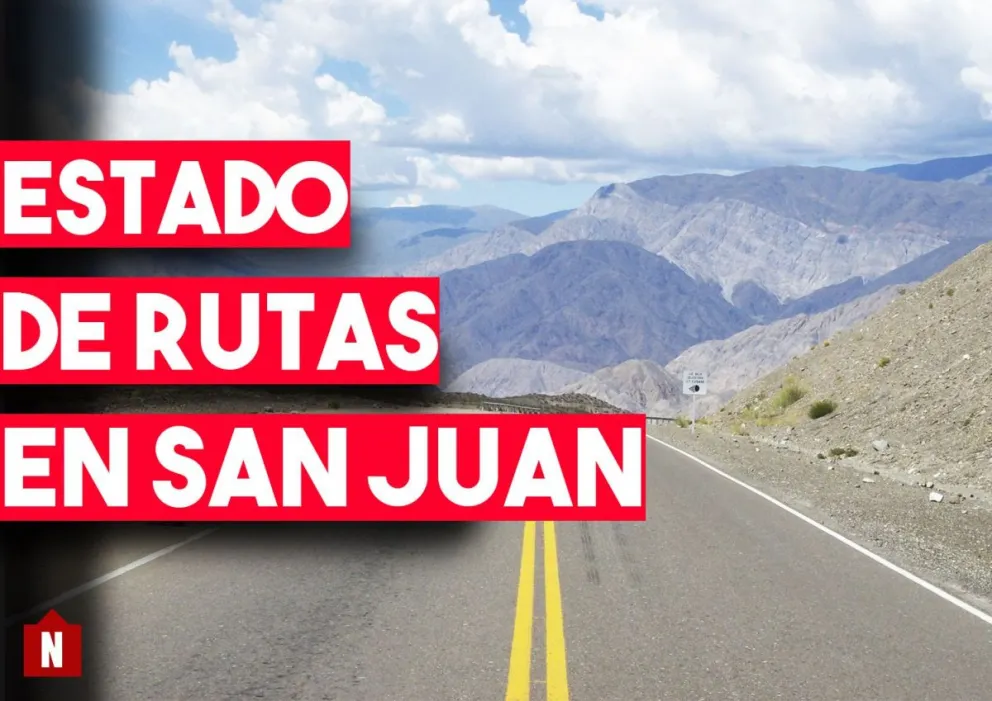Estado de rutas provinciales en San Juan