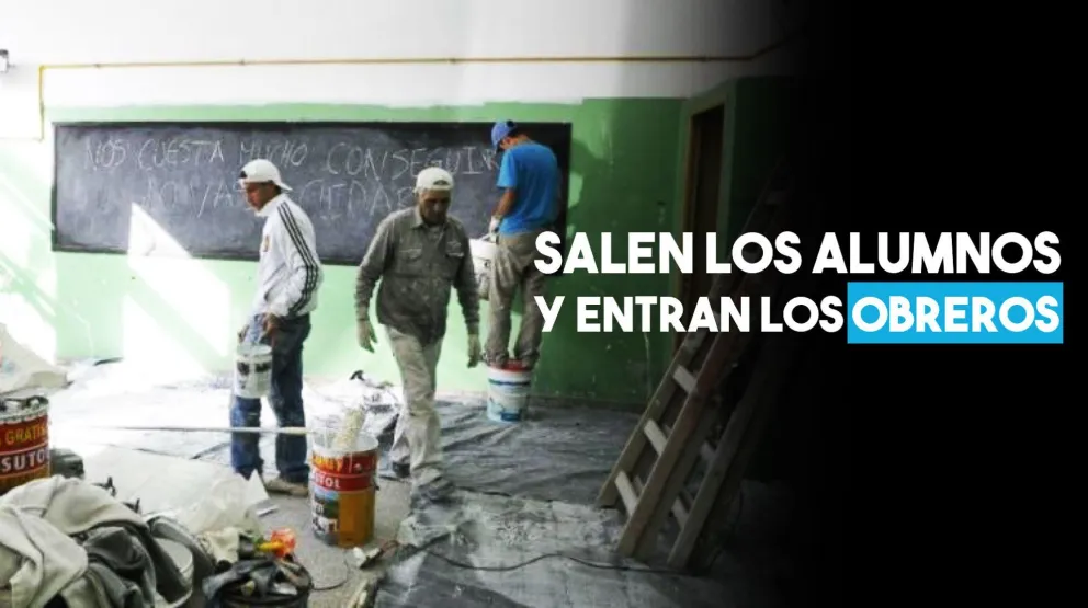 Después de clases se viene el mantenimiento de las escuelas