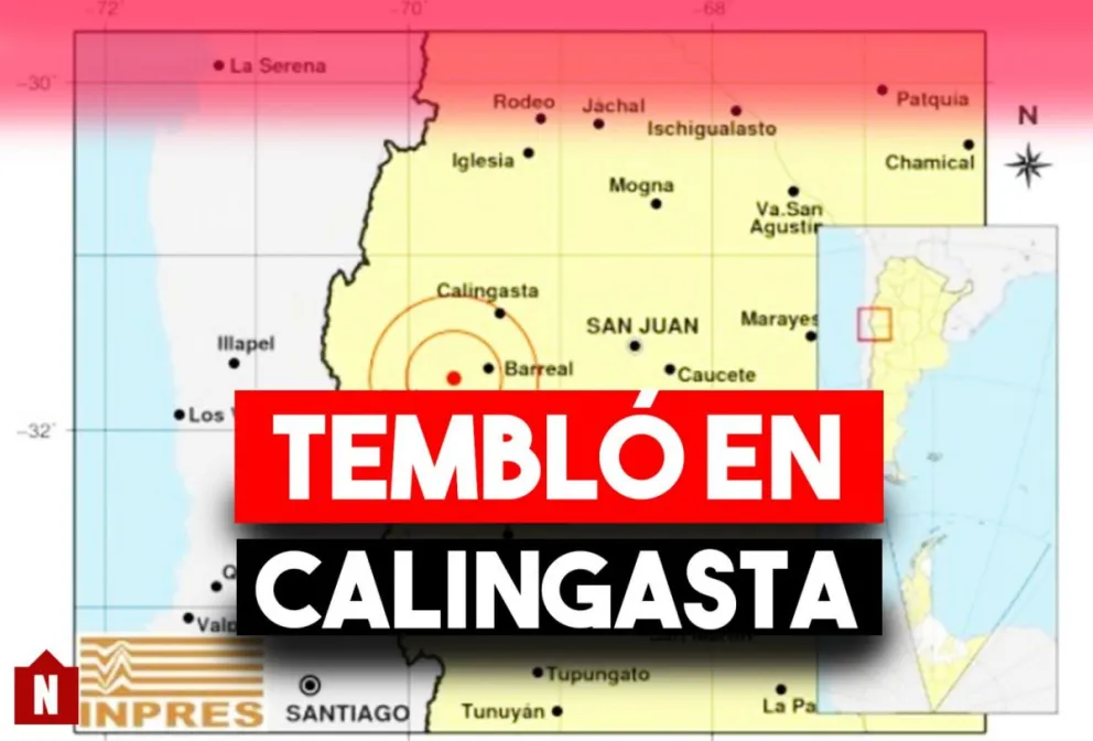 Tembló en Calingasta