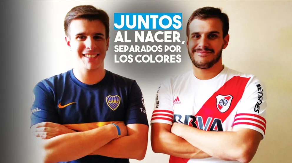 Juntos al nacer, separados por los colores