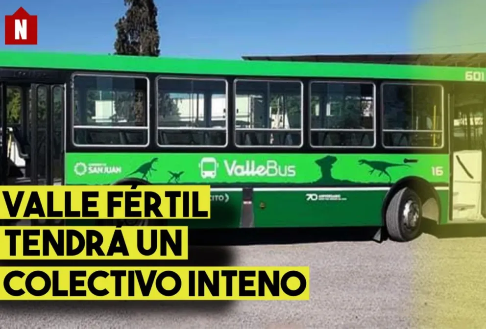 Valle Fértil tendrá un colectivo interno por primera vez