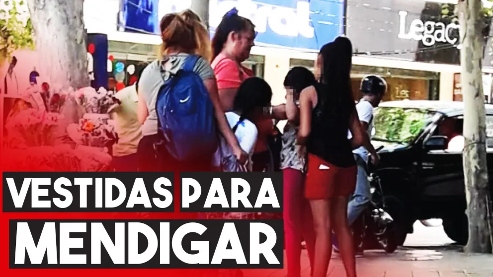 Vestidas para mendigar: le puso mejor ropa después de pedir en el centro