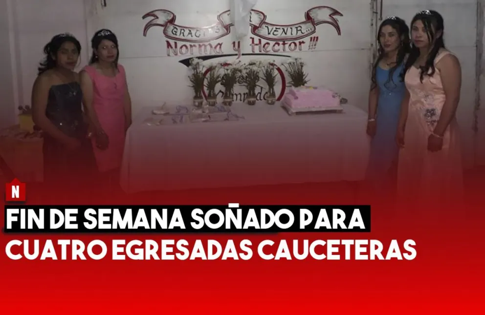 Una noche soñada para cuatro chicas de comunidades alejadas