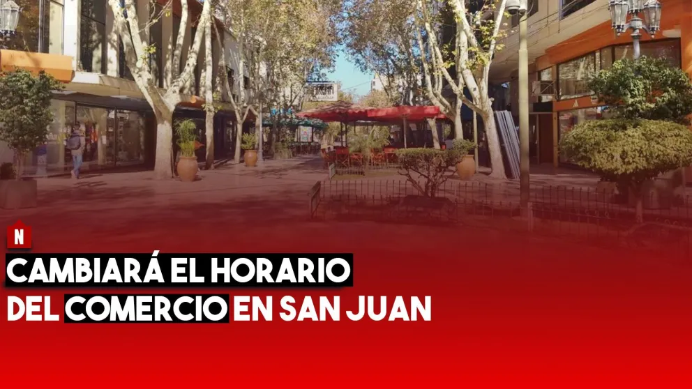 Cambiará el horario del comercio en San Juan