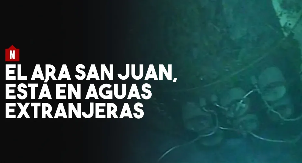 El ARA San Juan, está fuera del Mar Argentino
