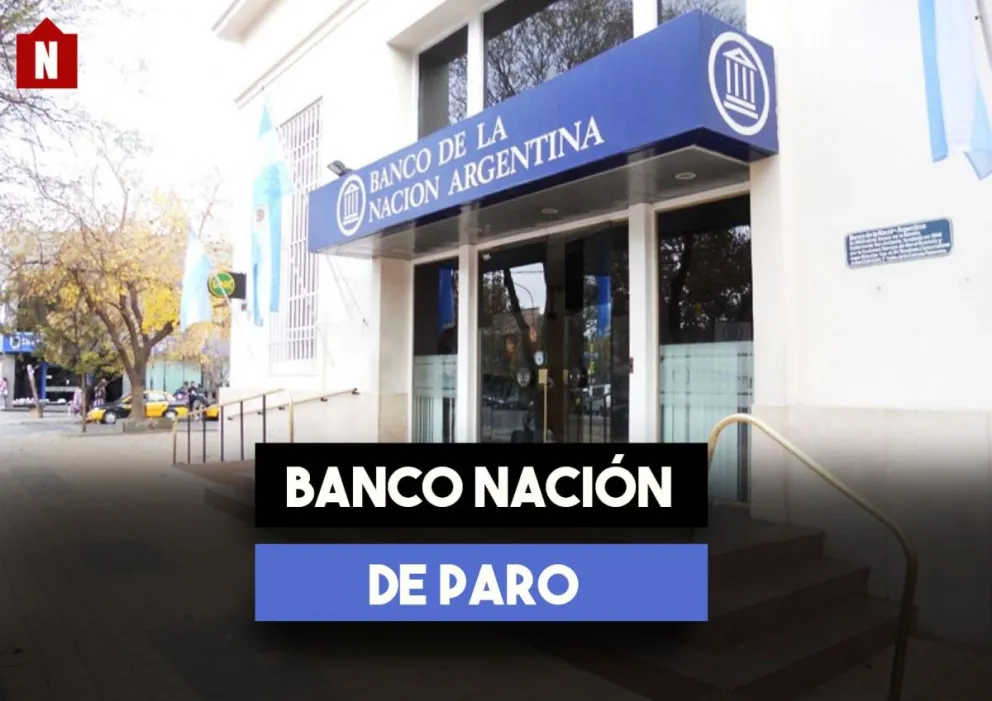 Banco Nación, de paro