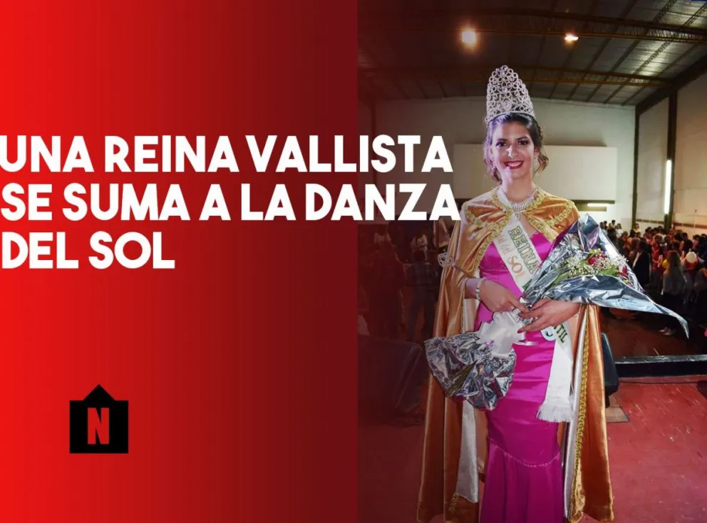 Una reina vallista se suma a la danza del sol