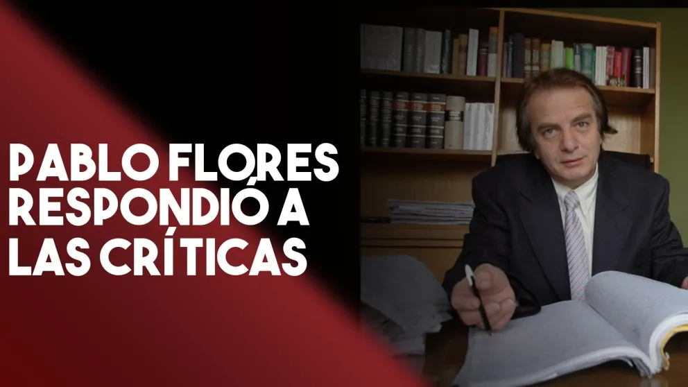 El juez Pablo Flores, tajante sobre las duras palabras de Baistrocchi