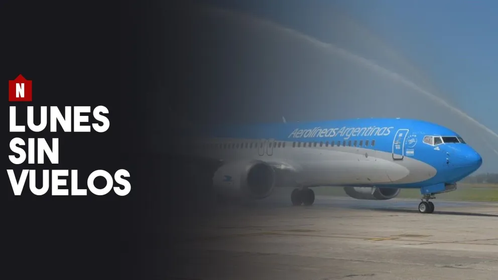 Vuelos de Aerolíneas, suspendidos para el lunes