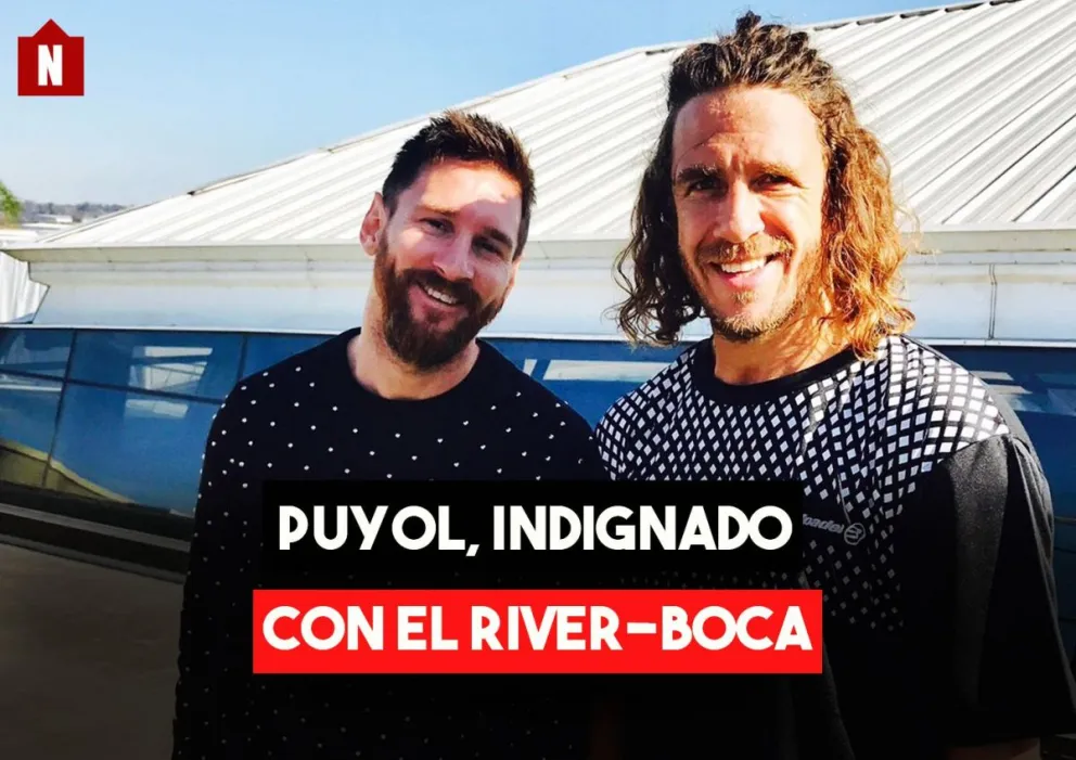 Puyol, indignado con el River Boca en las redes