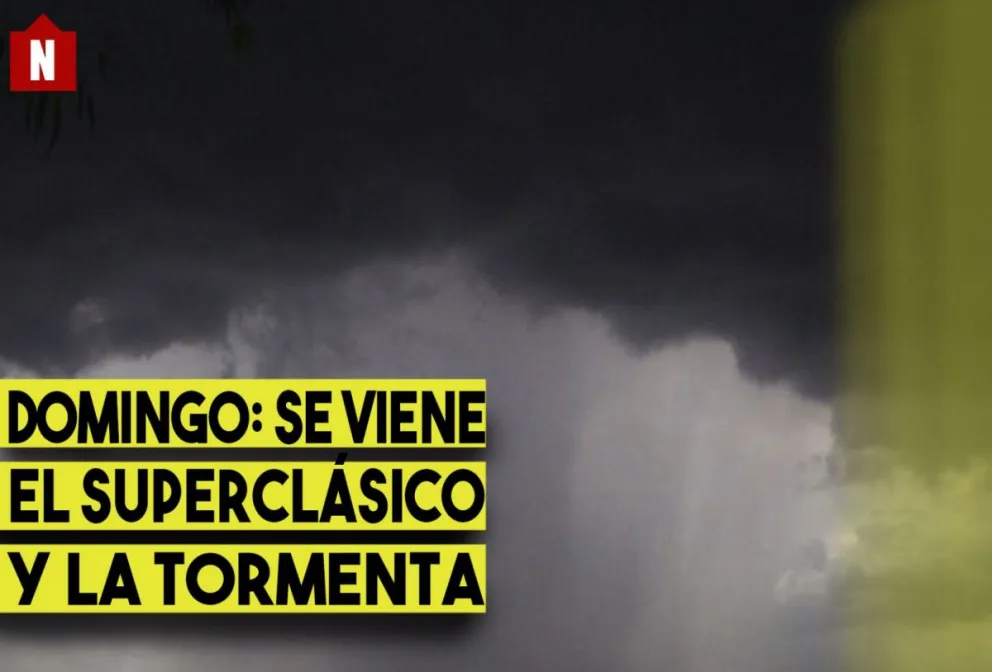 Con una máxima de 32 grados, se avecina la tormenta