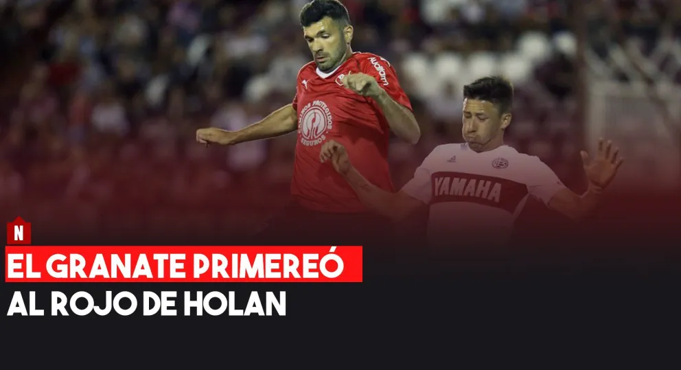 El "Granate" primereó al "Rojo"