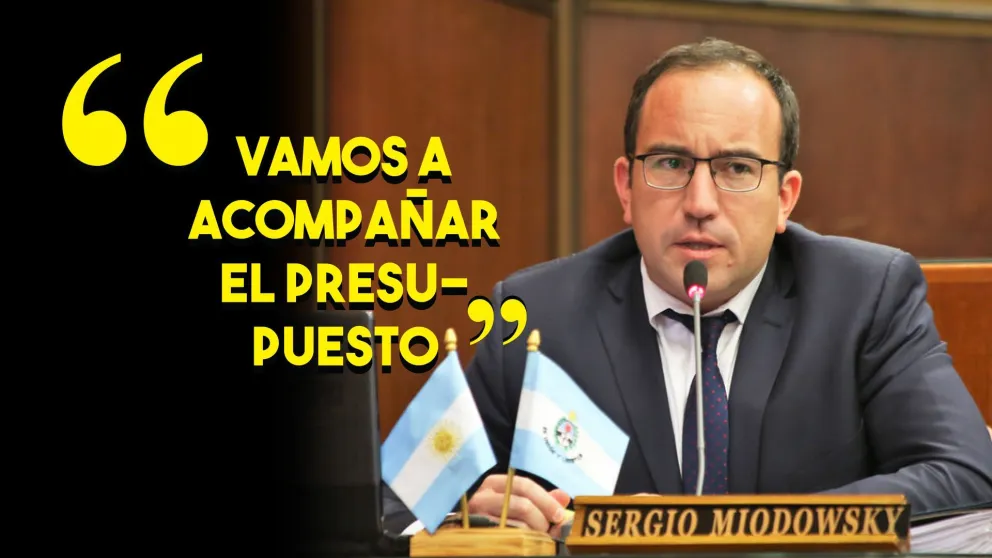 Miodowsky: "Vamos a acompañar el presupuesto"
