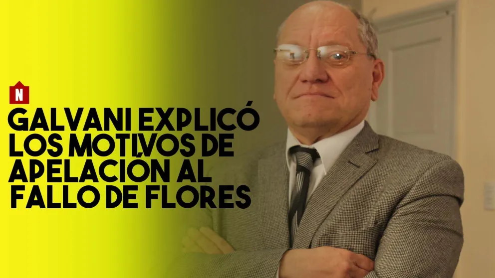 Galvani explicó los motivos de la apelación al fallo de Flores