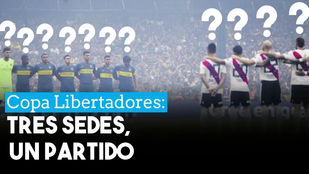 Copa Libertadores: tres sedes, un partido