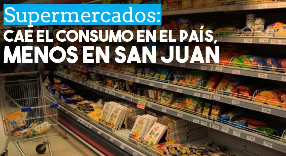 En San Juan se mantiene el consumo en supermercados