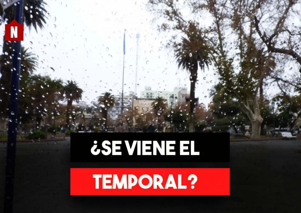 ¿Se viene el agua?
