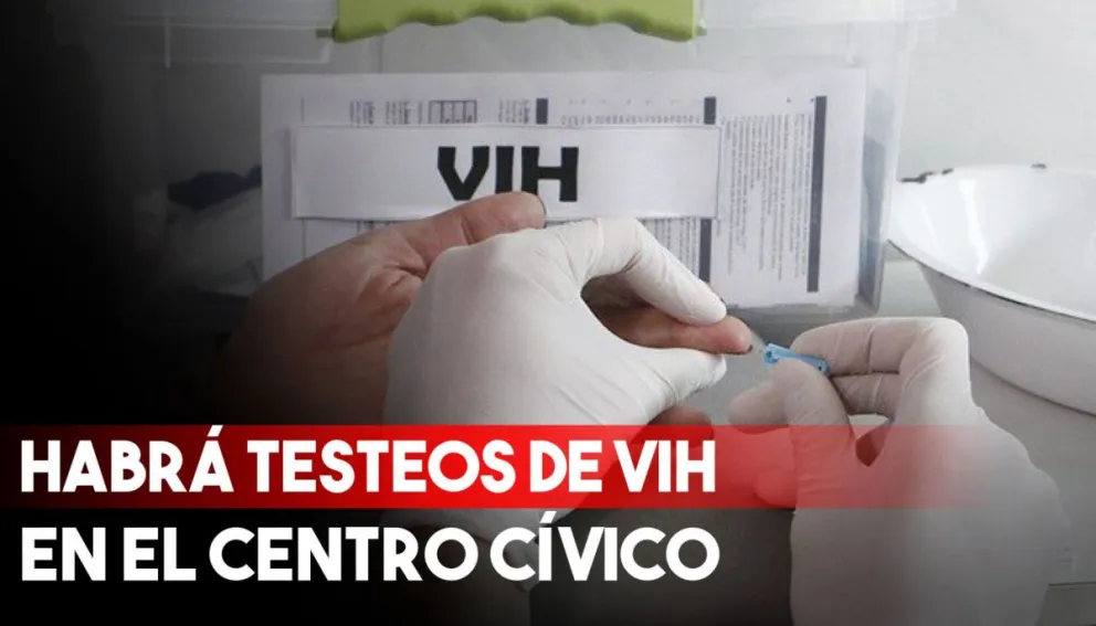 Habrá testeos de VIH en el Centro Cívico