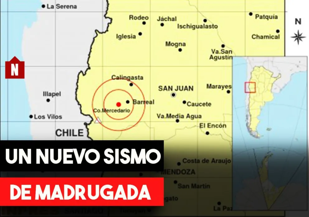 Un sismo en la madrugada para arrancar el viernes