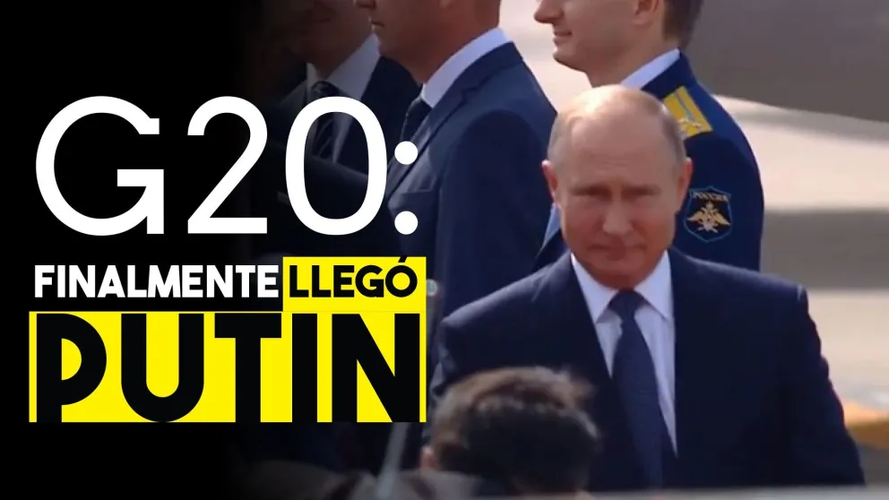 Finalmente llegó Putin a la cumbre de los líderes mundiales