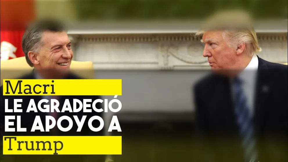 Macri le agradeció el apoyo a Trump