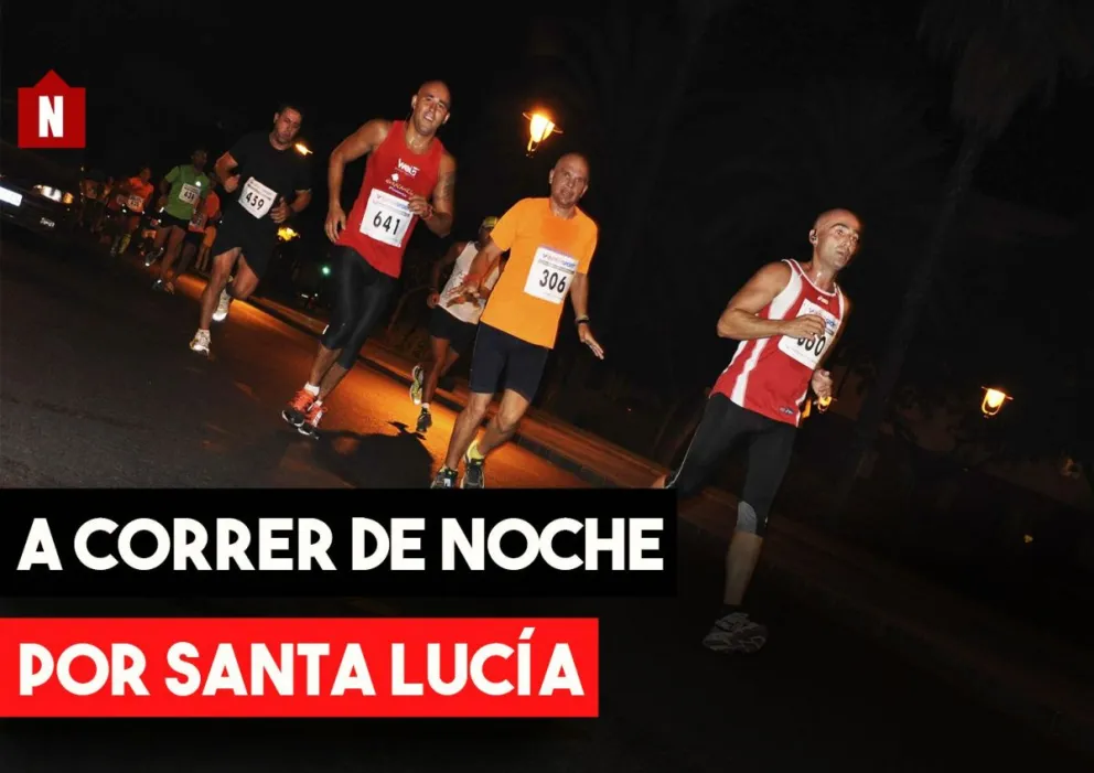 Carrera nocturna en Santa Lucía