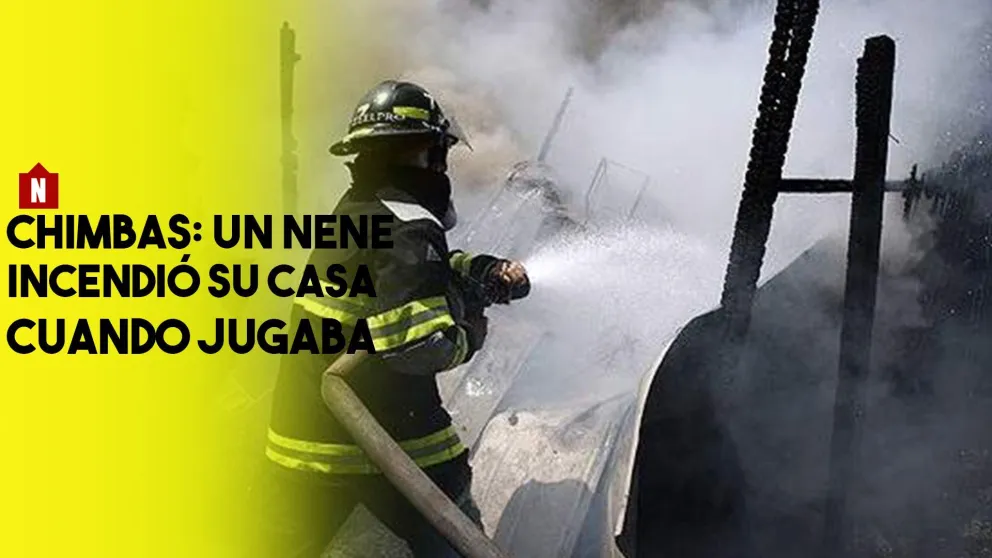 Chimbas: un nene de dos años provocó un incendio en su casa