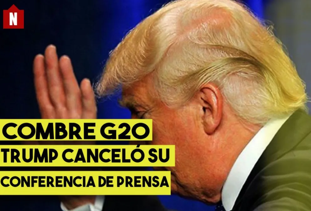 Trump canceló la conferencia de prensa en el G20 por la muerte de George H.W. Bush