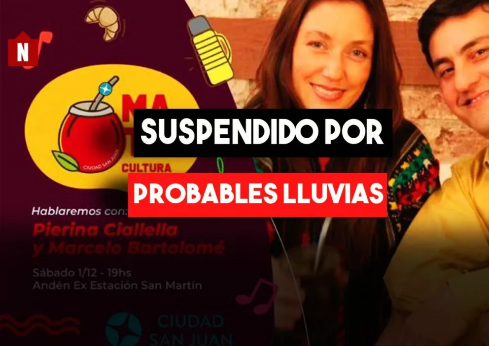 Por alerta metereológica queda suspendida la  Jornada de mate con el Grupo Mixtura