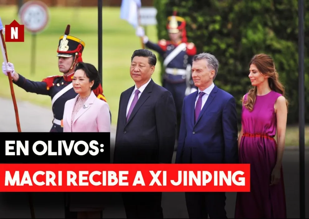 Macri recibe a Xi Jinping en Olivos