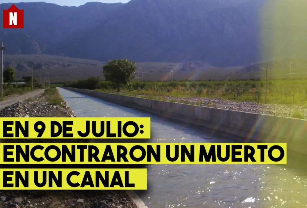 En 9 de julio: encuentran un hombre muerto en un canal