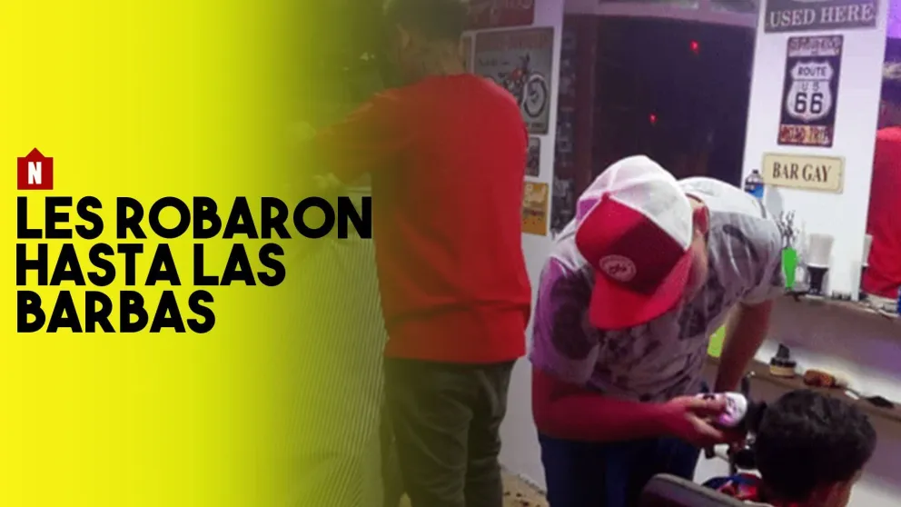 Les robaron hasta las barbas