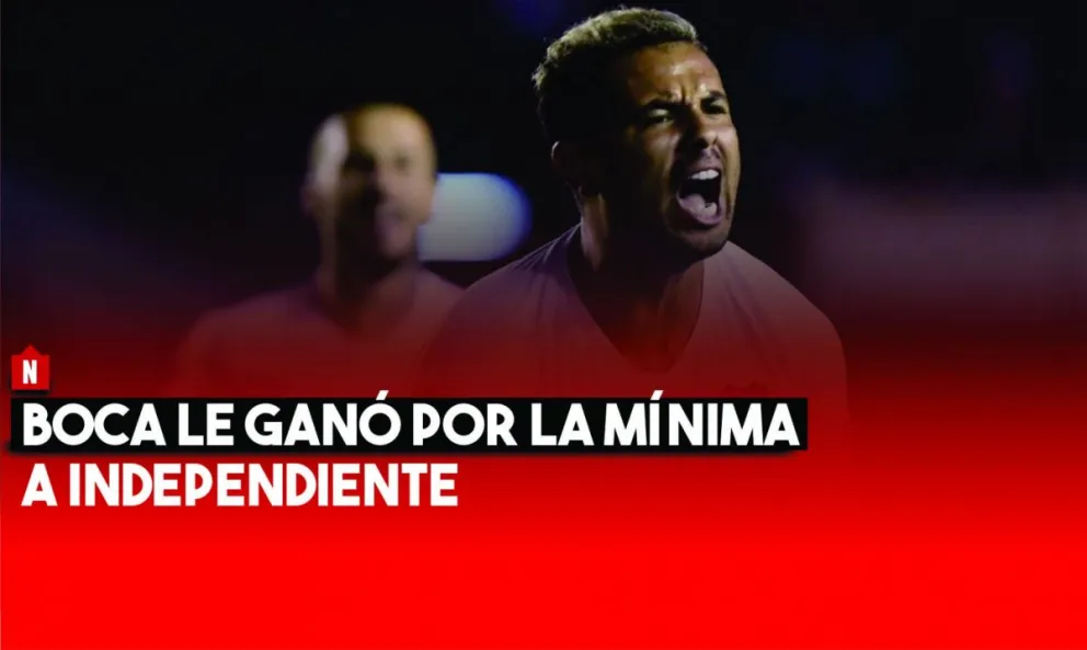 Boca le ganó por la mínima a Independiente