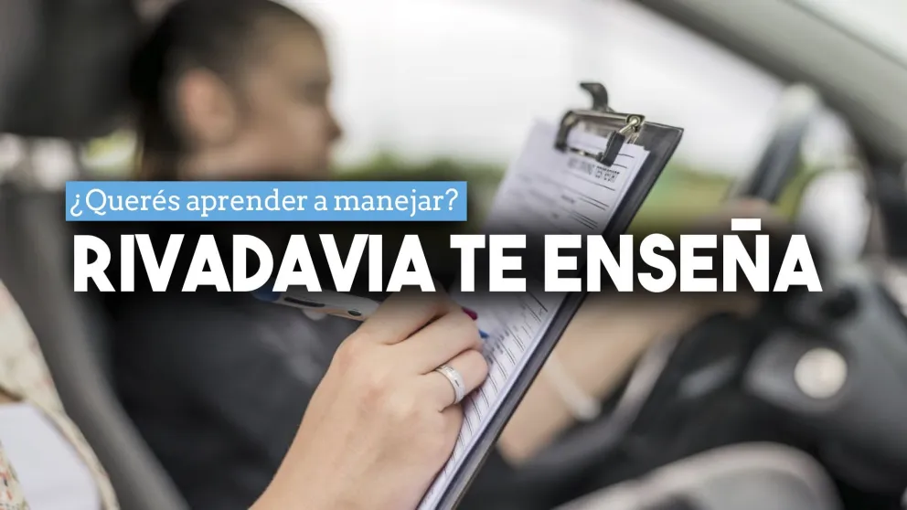 ¿Querés aprender a manejar? Rivadavia te enseña