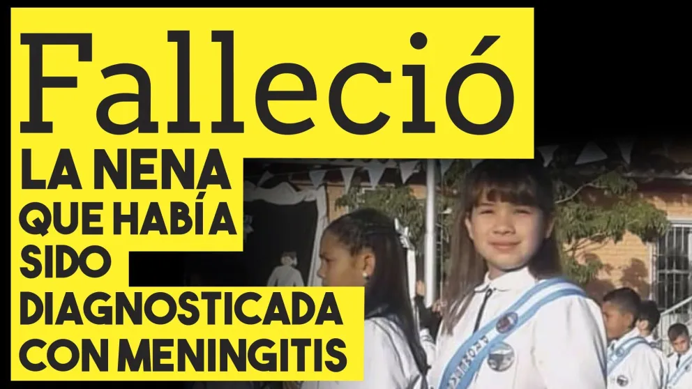 Falleció la nena que tenía meningitis