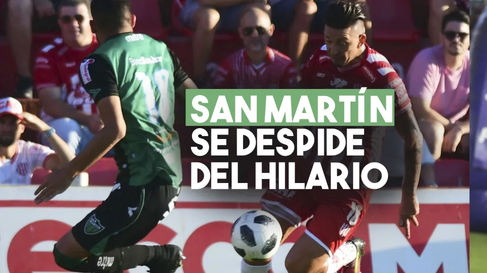 San Martín juega su último partido como local