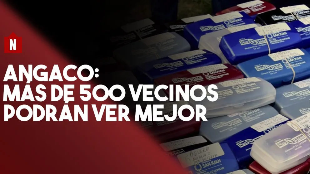 Angaco: más de 500 personas podrán ver mejor