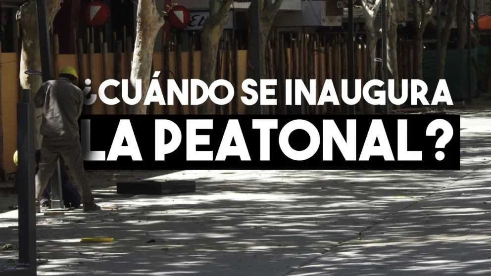 ¿Cuándo se estrena la peatonal?