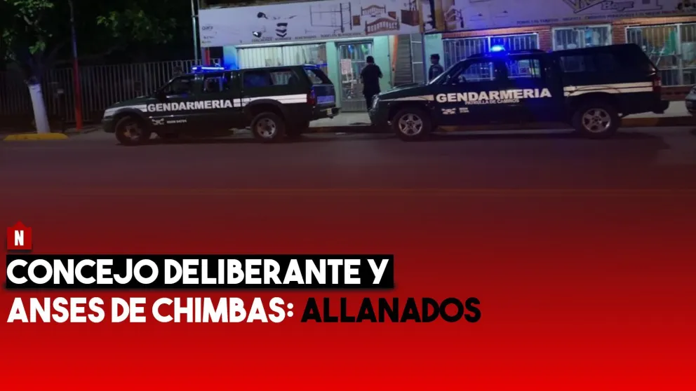 Concejo Deliberante y ANSES de Chimbas: allanados