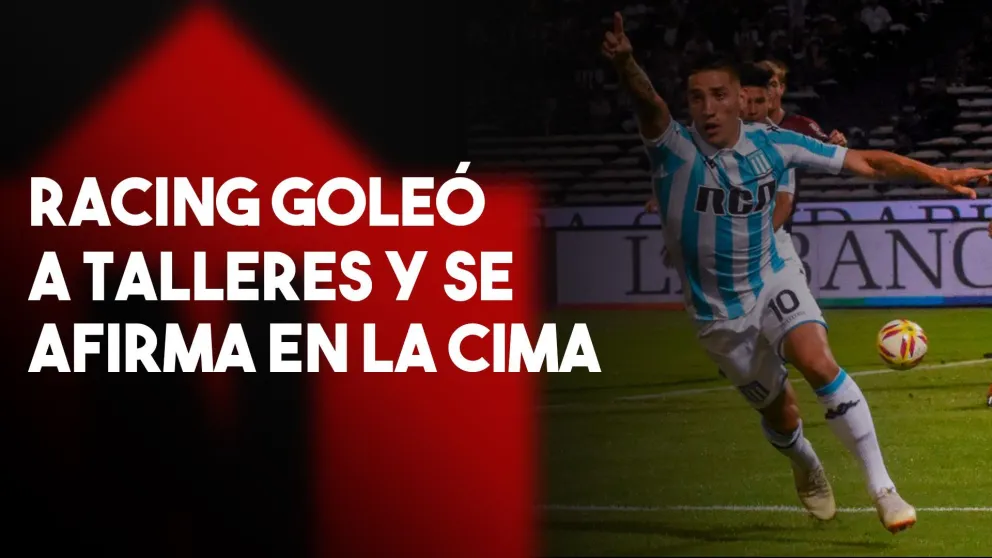 Racing goléo a Talleres y se afirma en la punta