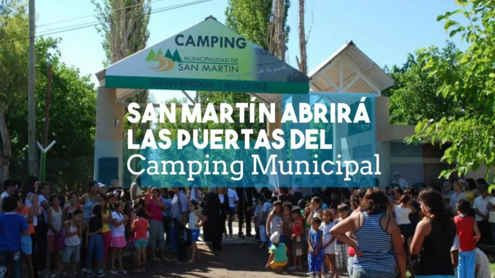 San Martín abrirá las puertas del Camping Municipal