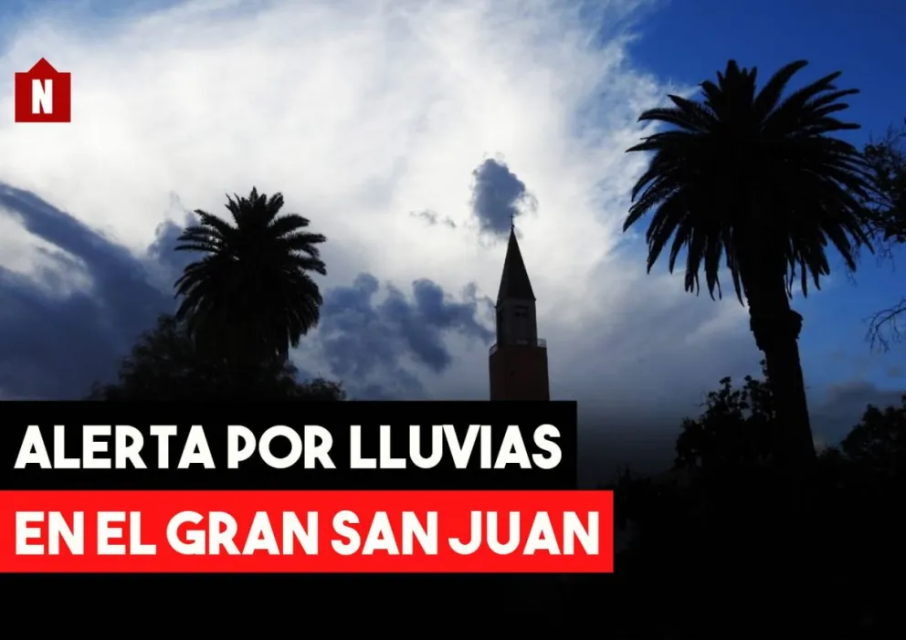 Alerta por lluvias en San Juan
