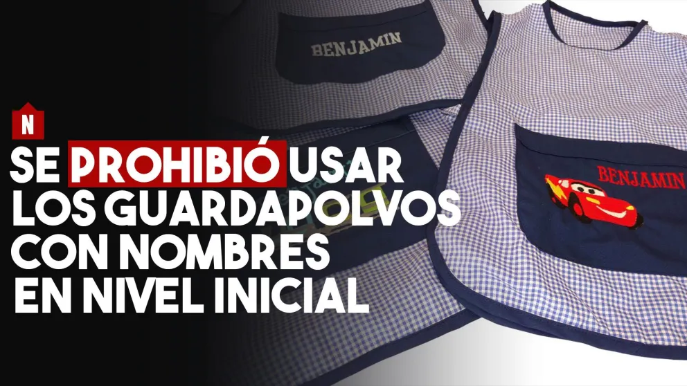 No se podrán usar más las identificaciones en los guardapolvos de nivel inicial