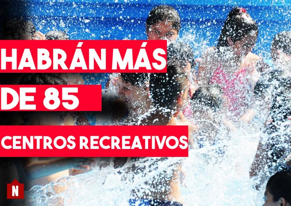 Colonias de vacaciones: habrán más de 85 centros recreativos