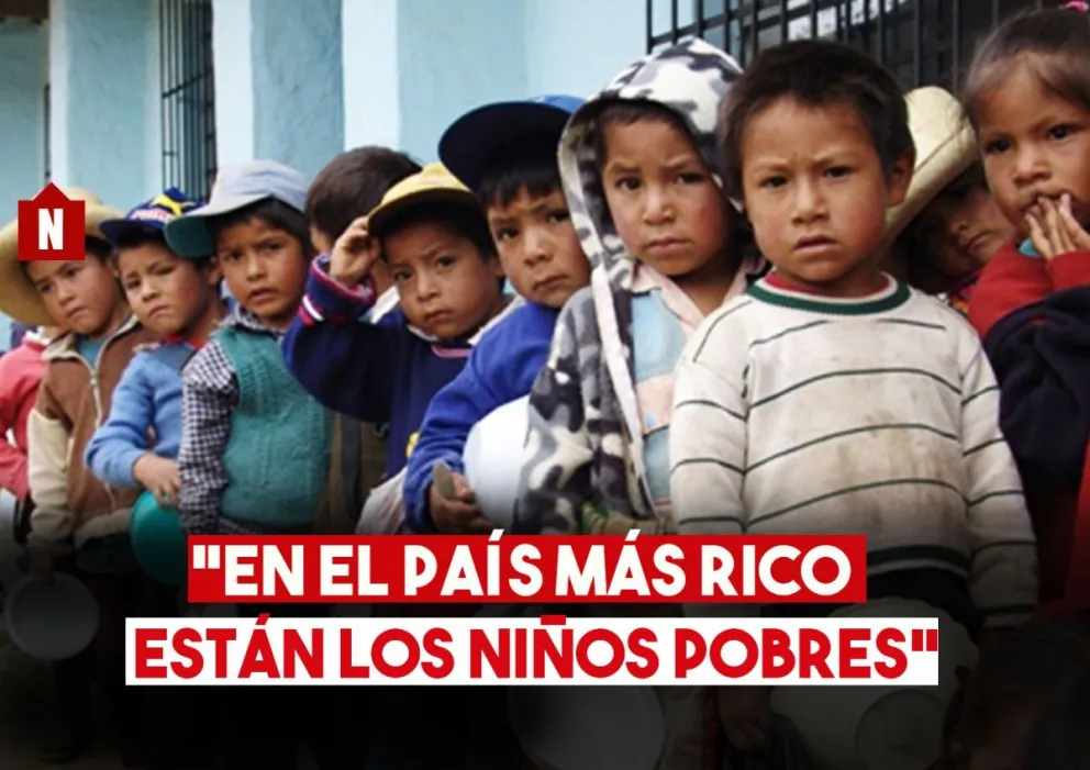 Para Unicef el 48% de los chicos en  Argentina vive en la pobreza