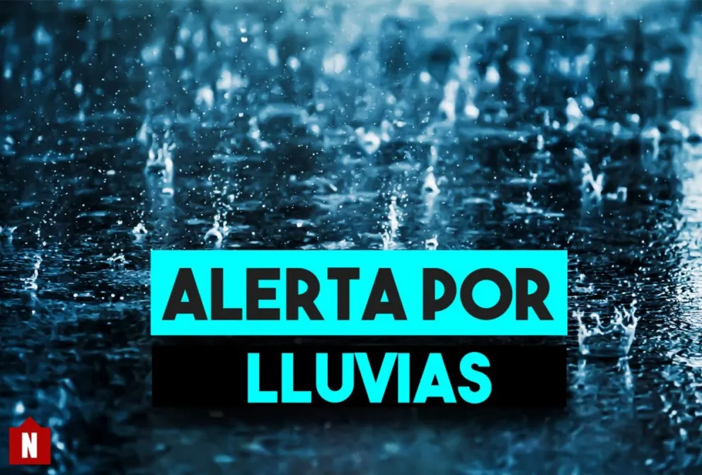 Alerta por lluvias para este miércoles
