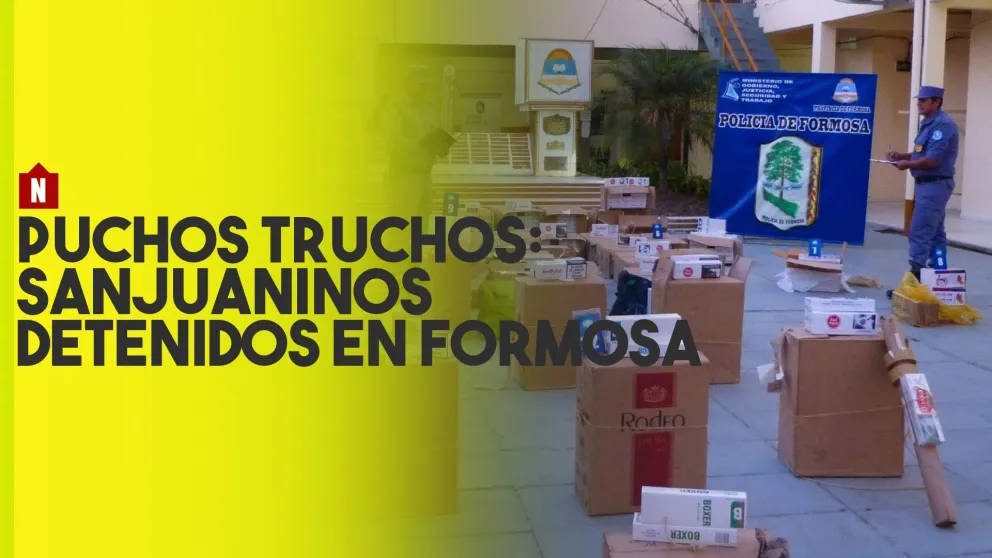 Cuatro sanjuaninos detenidos por contrabando de mercadería en Formosa