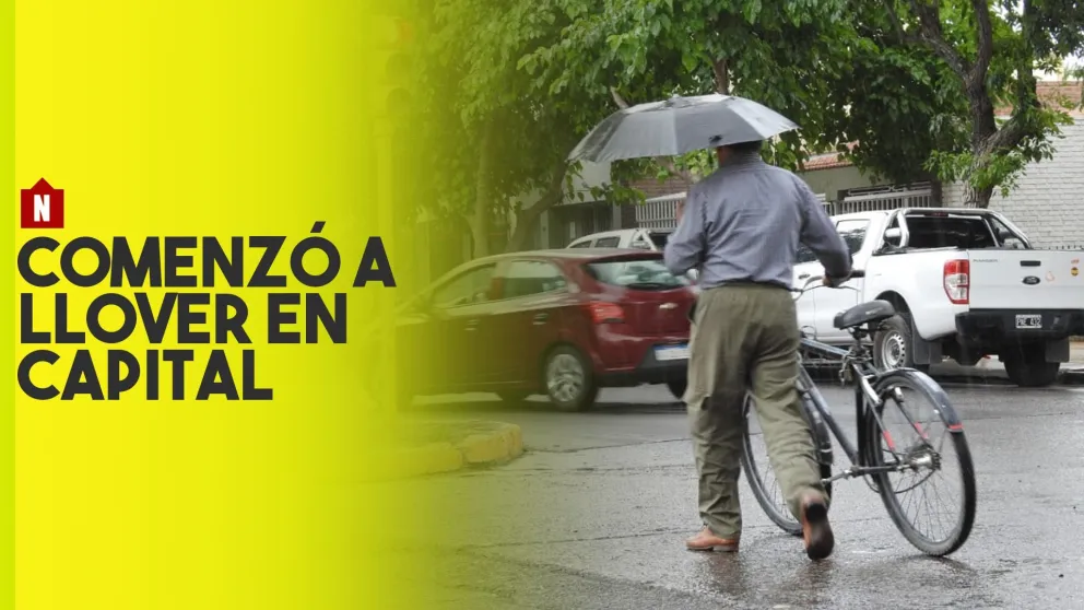 Comenzó a llover en Capital
