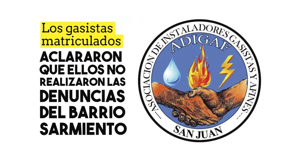 Los gasistas matriculados aclararon que ellos no realizaron las denuncias del Barrio Sarmiento.