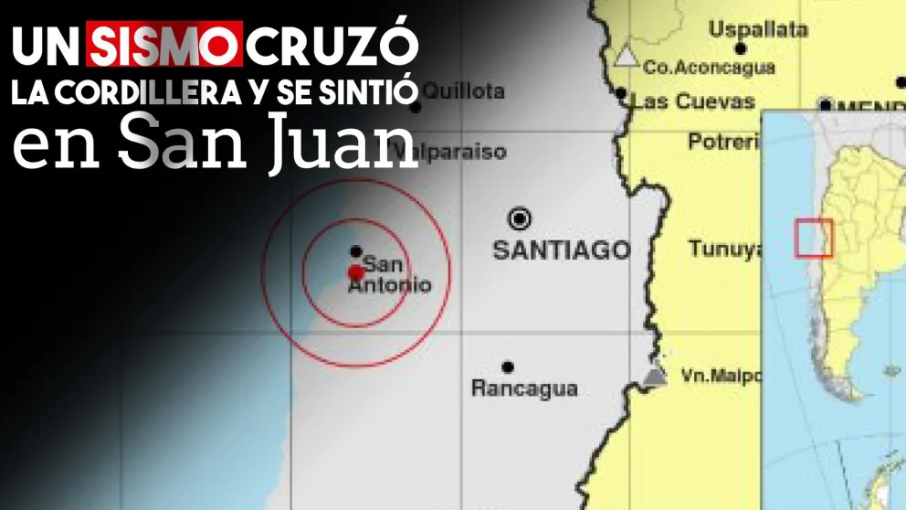 Un fuerte sismo en Chile sacudió a San Juan